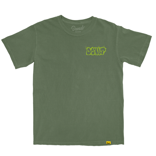 Bubble T-Shirt - Olive Front