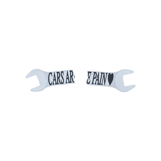 Cars Are Pain Sticker (2-Piece) 2