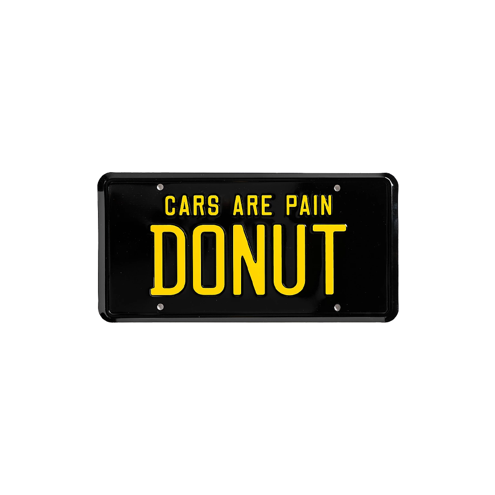 Cars are Pain License Plate