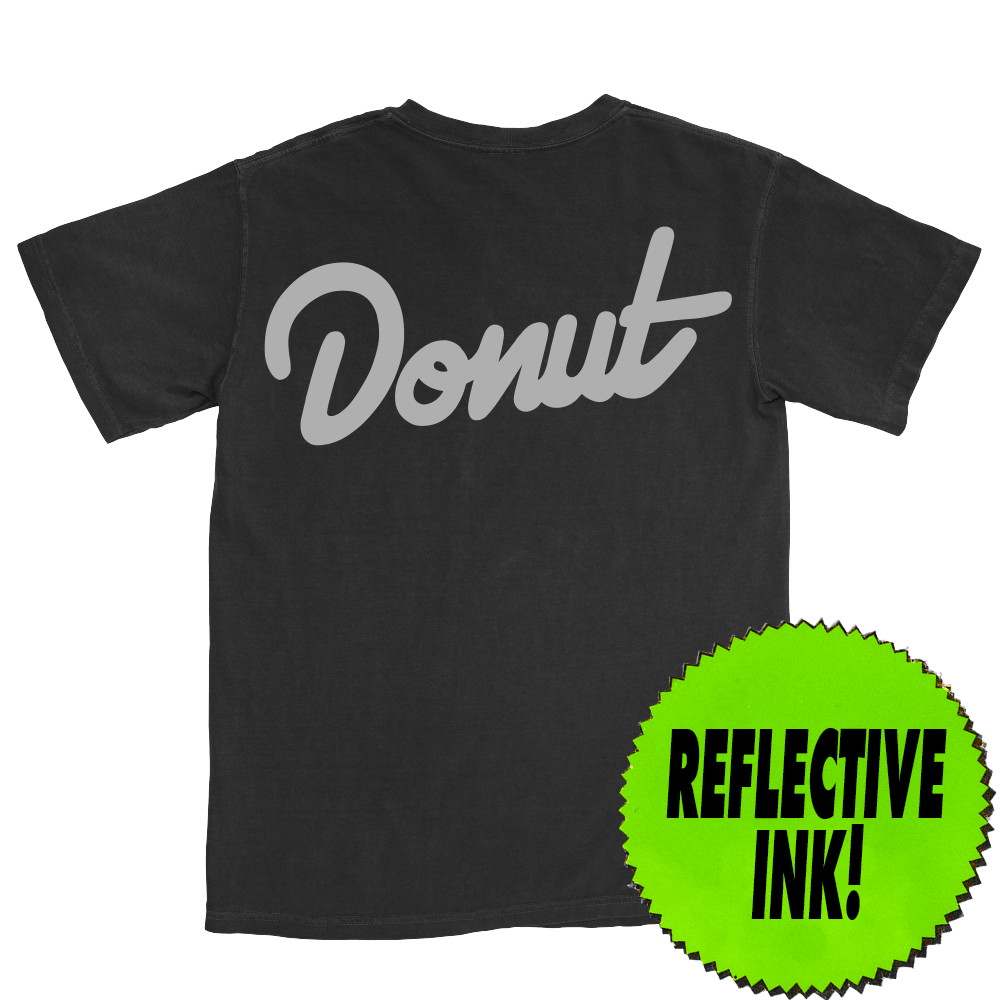 Dark Mode Donut T-Shirt Back Glow