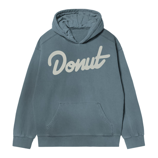 Donut Logo Hoodie Blue