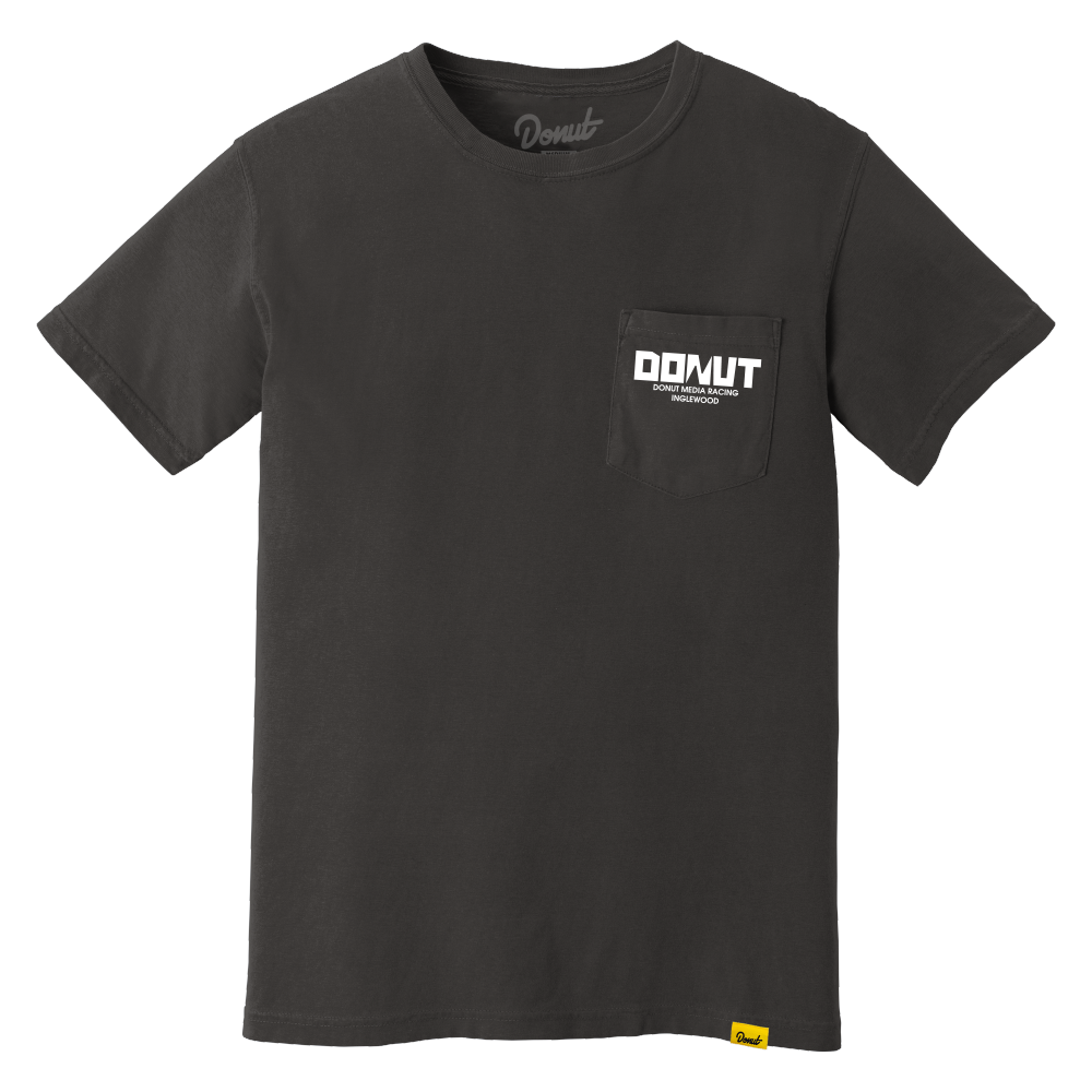 DONUT MEDIA RACING POCKET TEE Front