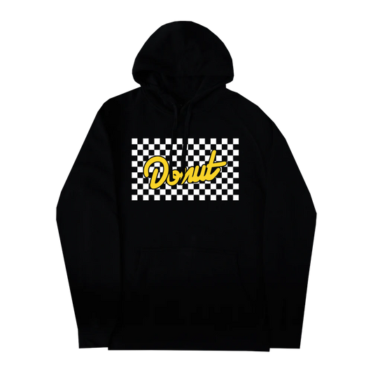 Flagged Hoodie - Black