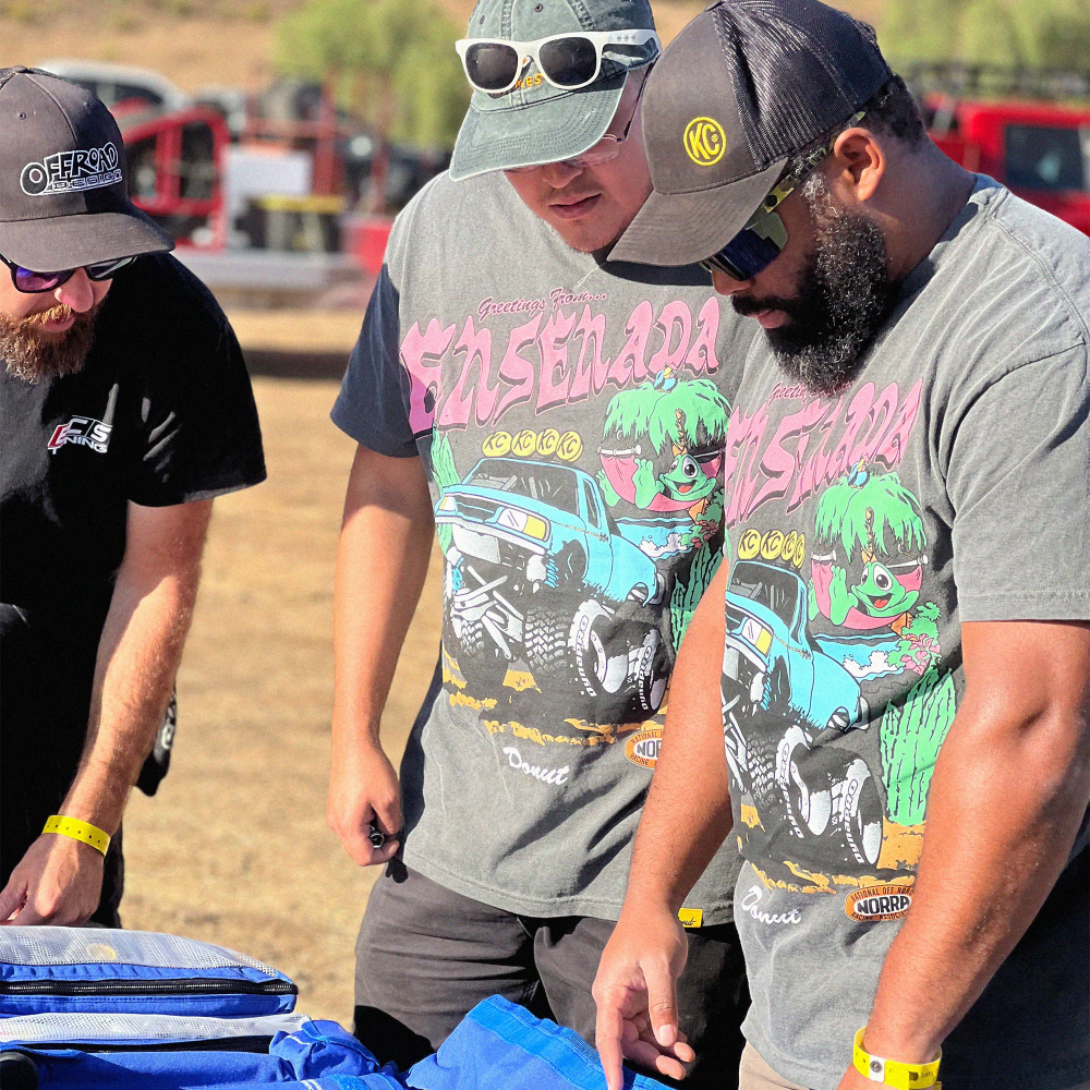 Greetings From Ensenada NORRA 500 T-Shirt - Black In Use 2