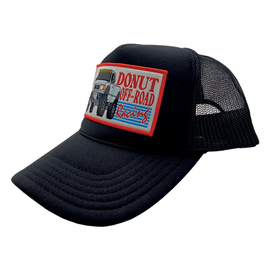 DONUT OFF ROAD RACING TRUCKER HAT Side