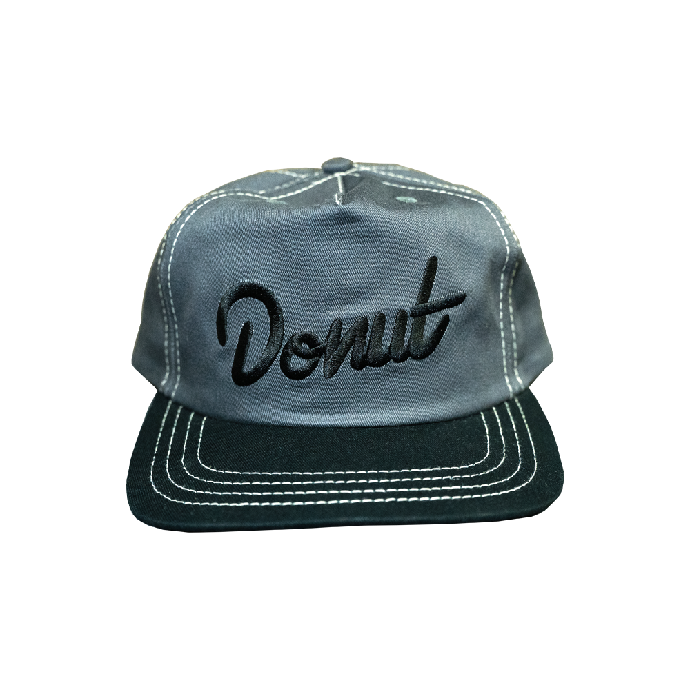 Donut Snapback Hat 2.0 - Black