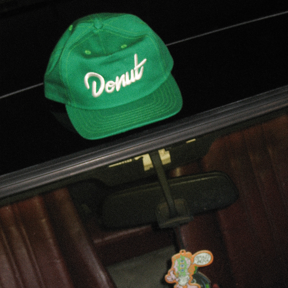 Donut Logo Hat - Kelly Green In Use 2