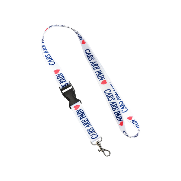 Cars Are Pain Lanyard – Donut Media Store