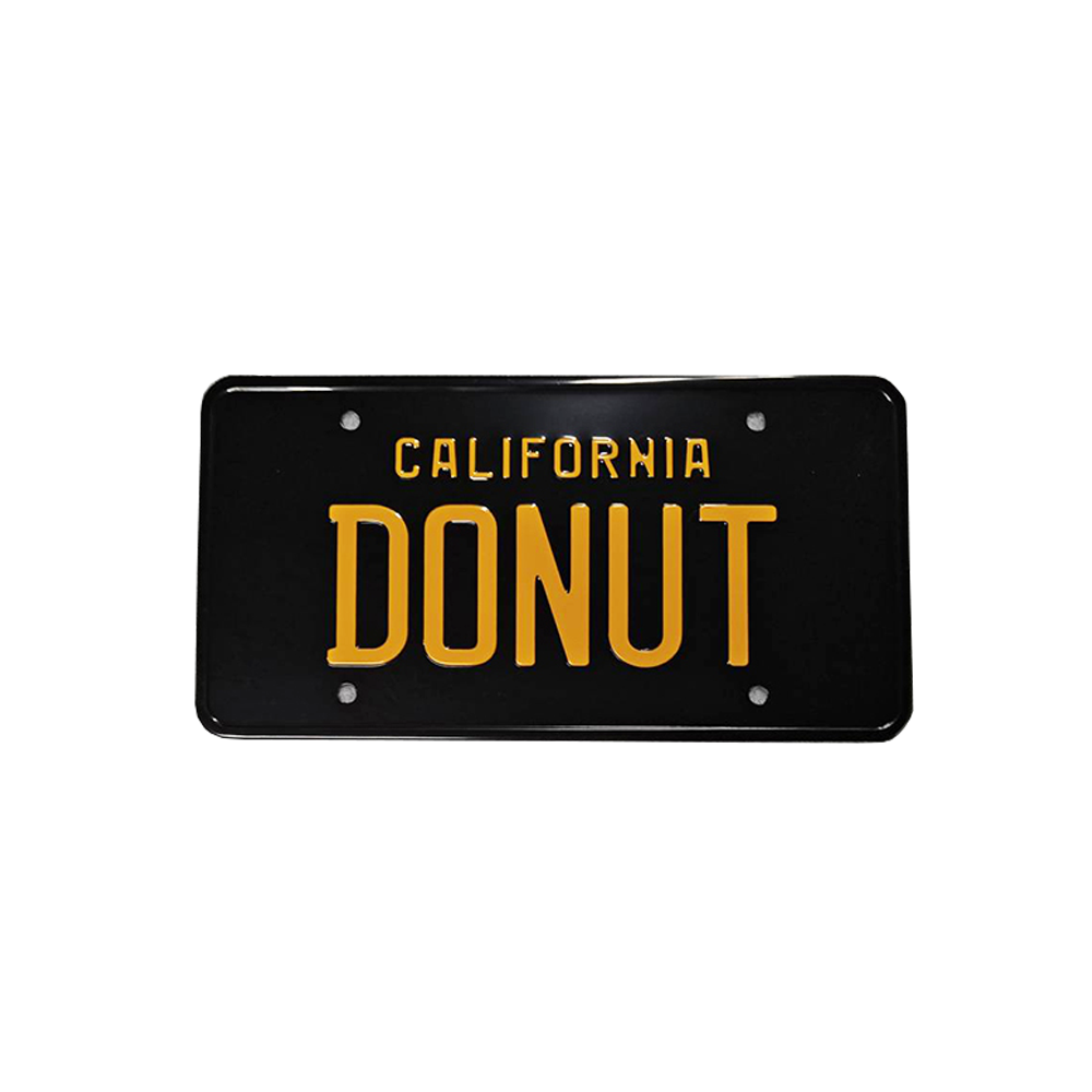 Donut License Plates