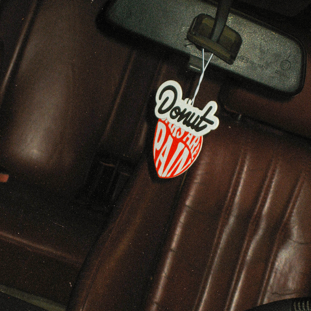 Donut Air Freshener In Use