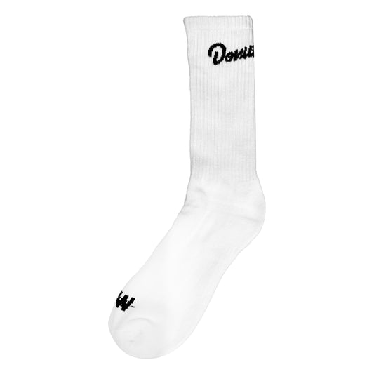 Donut Crew Socks White