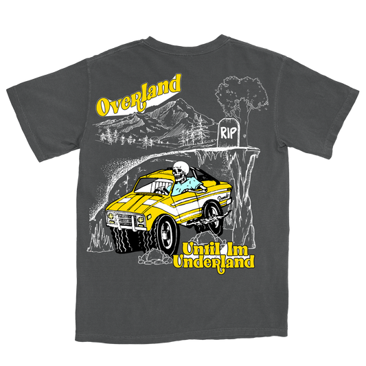 Overland Until I'm Underland T-Shirt - Black Back