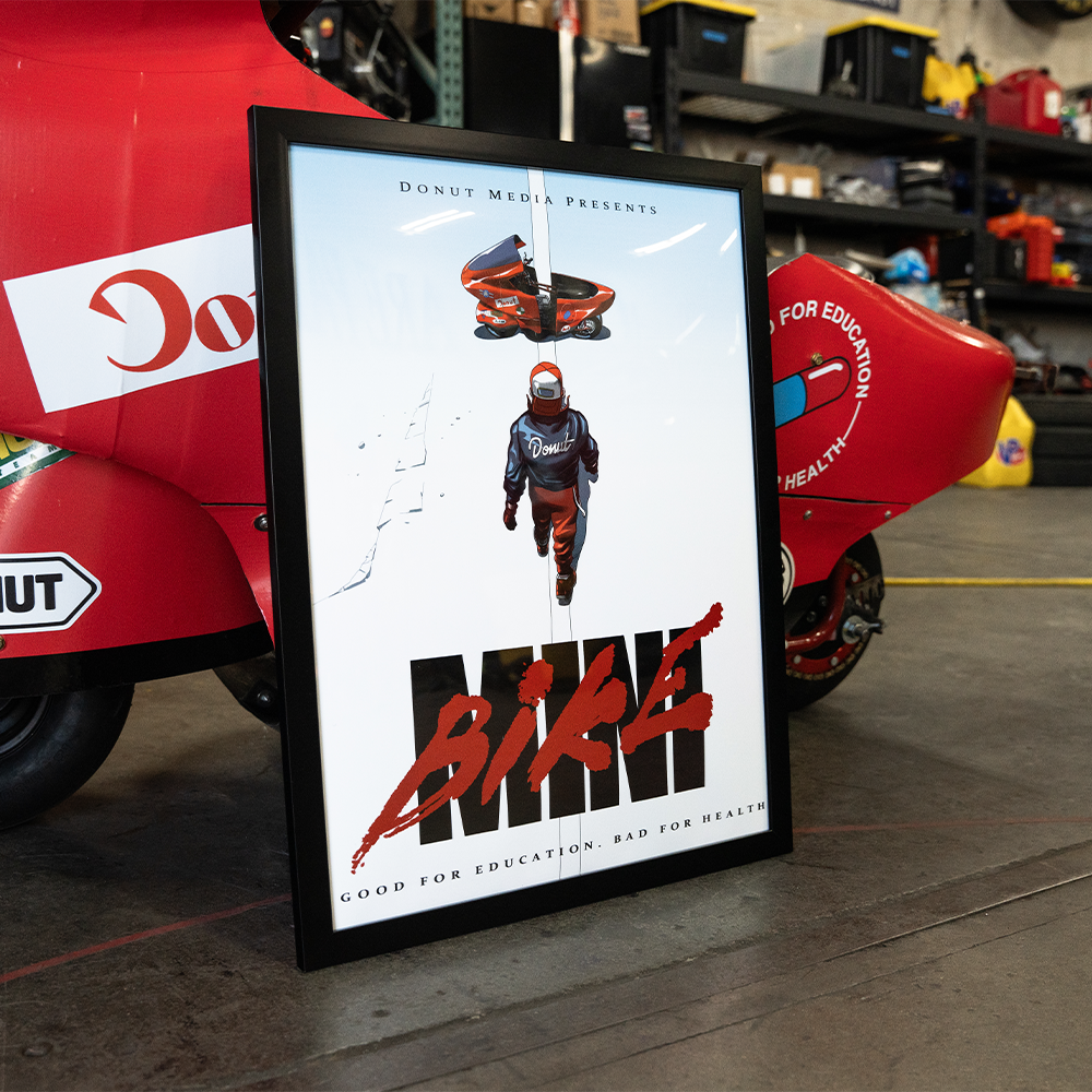 Little Red Mini Bike Poster In Use 2