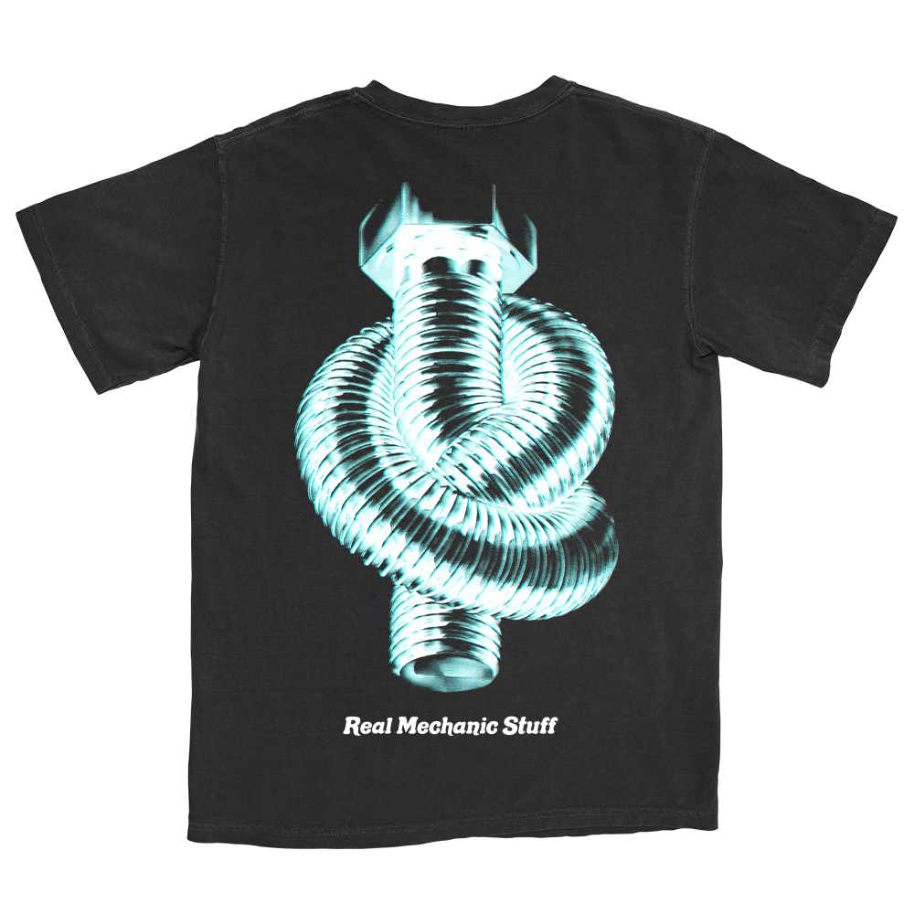 Real Mechanic Stuff Bolt T-Shirt Back
