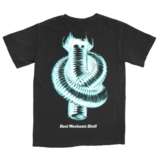 Real Mechanic Stuff Bolt T-Shirt Back