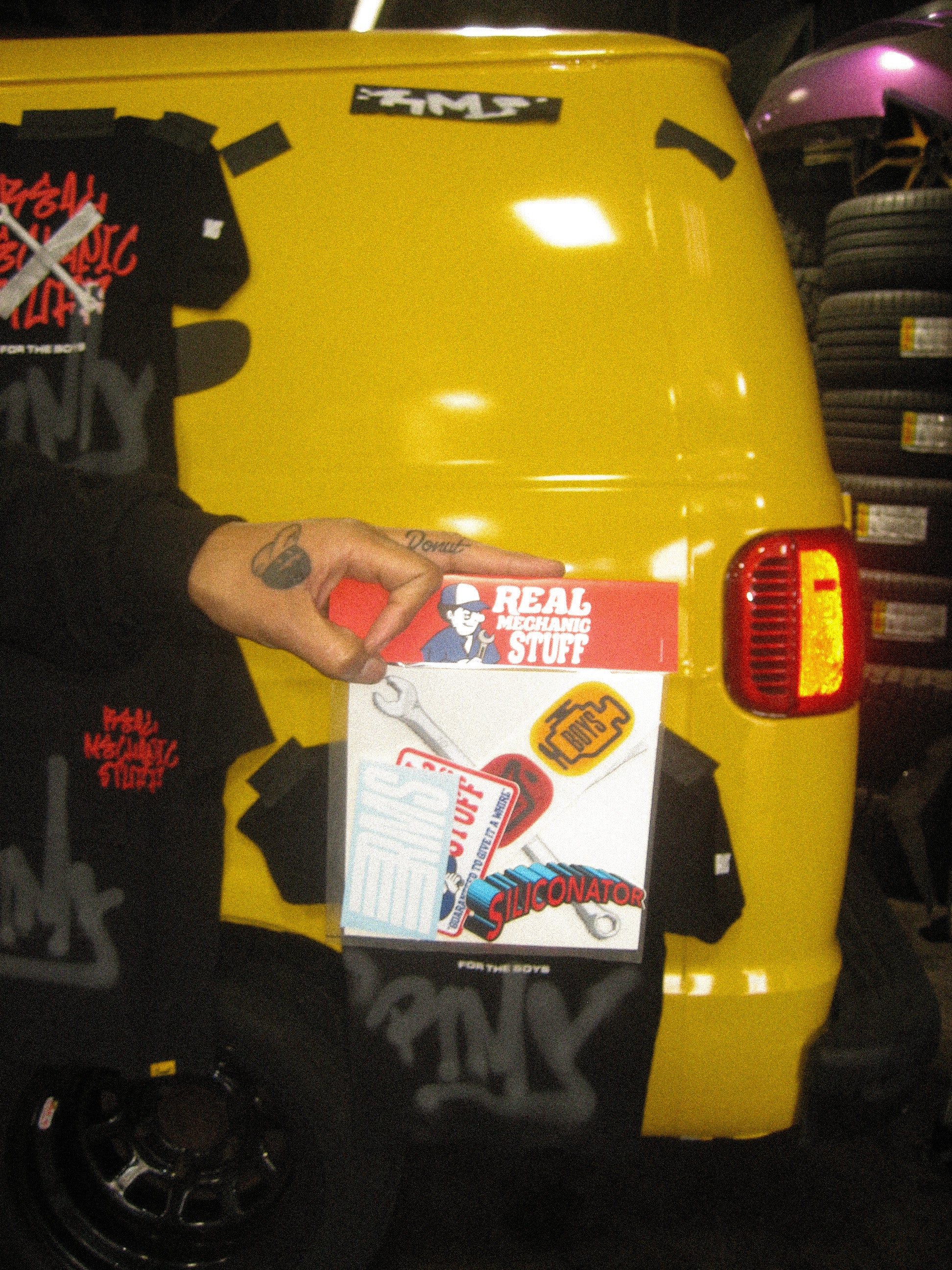 Real Mechanic Stuff Sticker Pack Action 1