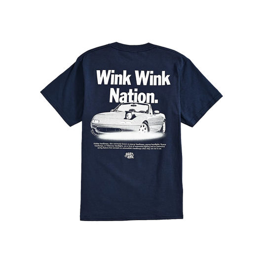 Youth Wink Wink T-Shirt - Navy Back