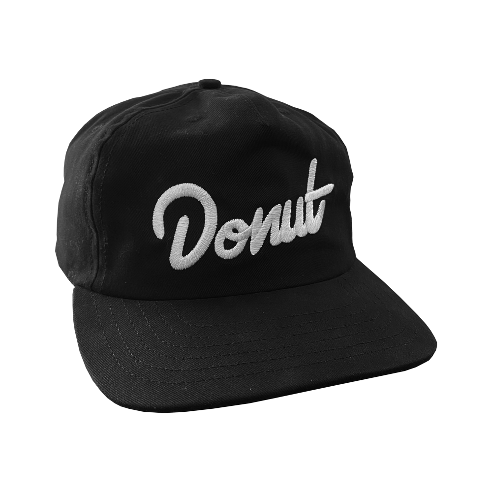 Donut Snapback Hat 2.0 - Black