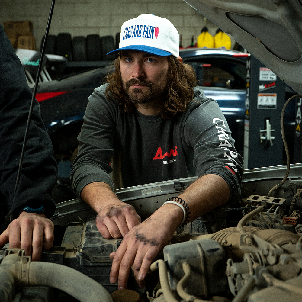 Cars Are Pain Snapback Hat Model 3