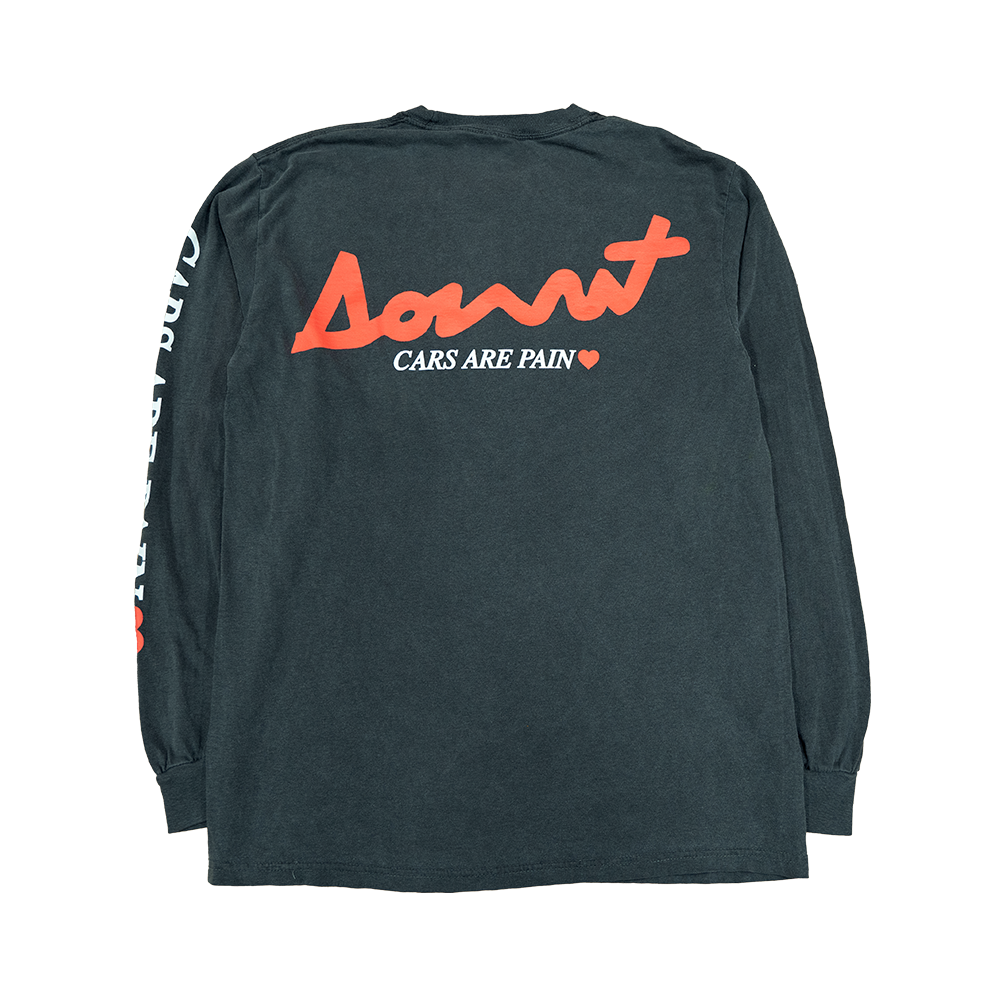 Cars Are Pain Long Sleeve Back