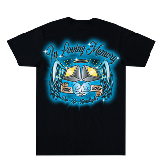 RIP Pop Up Headlights T-Shirt - Black- BACK