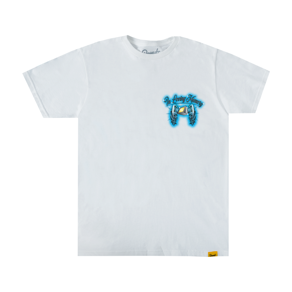 RIP Pop Up Headlights T-Shirt - White - Front