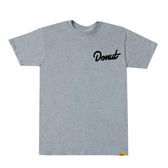 Donut T-Shirt - Grey - Front