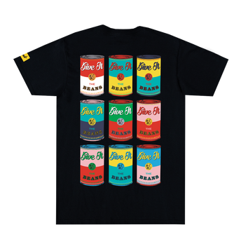 Beans Cans T-Shirt - Black: Back