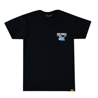 Find Yourself T-Shirt - Black - Front