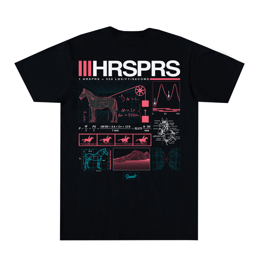 New HRSPRS T-Shirt - Black Back