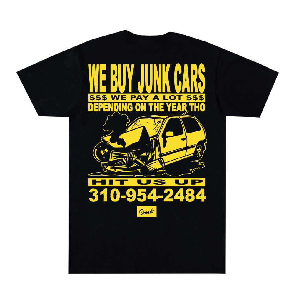 Junk Cars T-Shirt - Black
