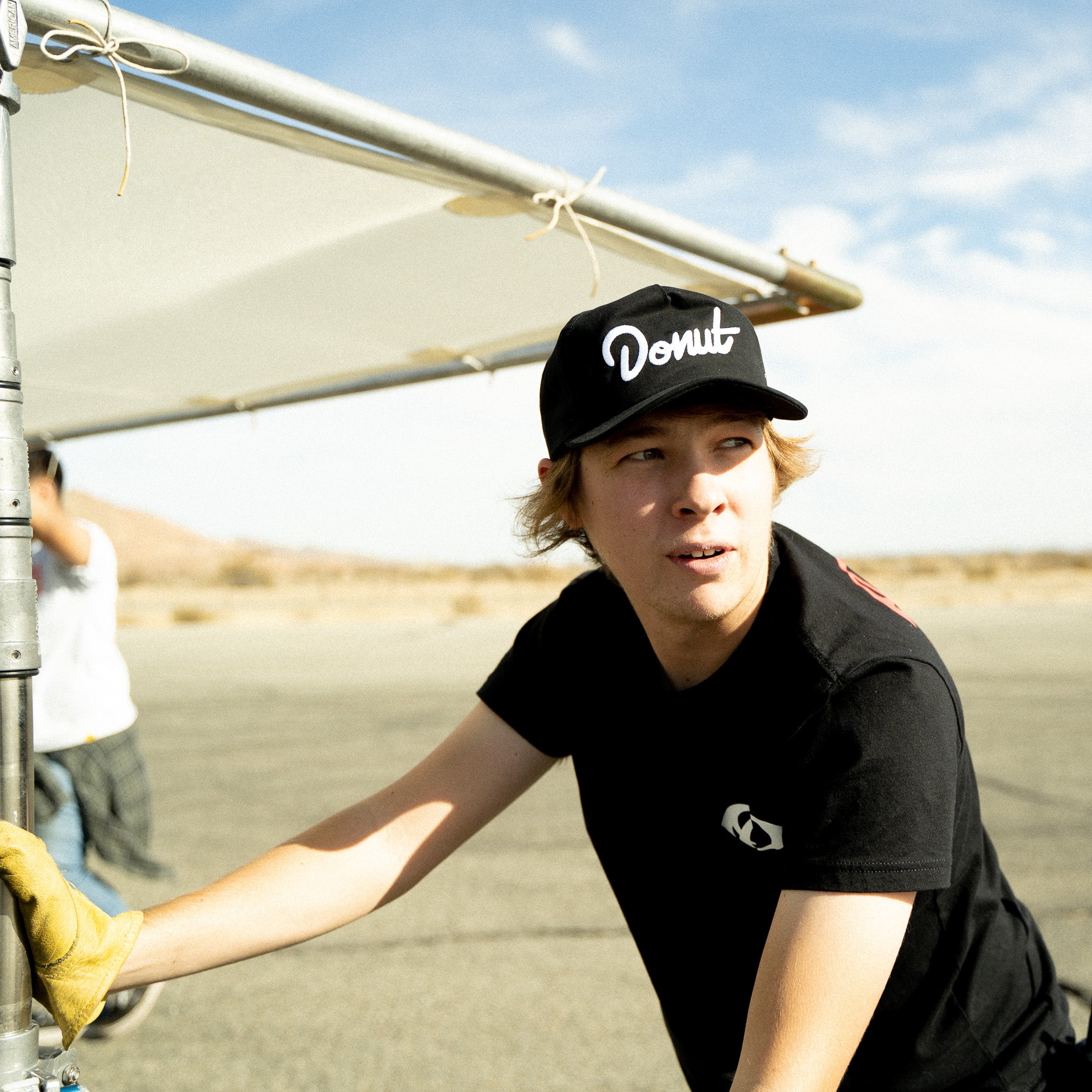 Donut Snapback Hat 2.0 - Black Model