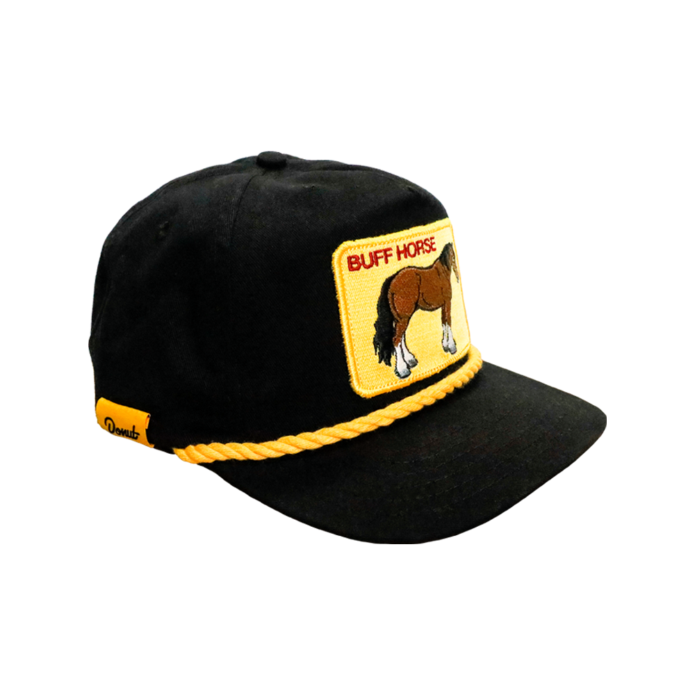 Buff Horse Patch Hat Side