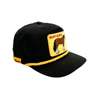 Buff Horse Patch Hat Side