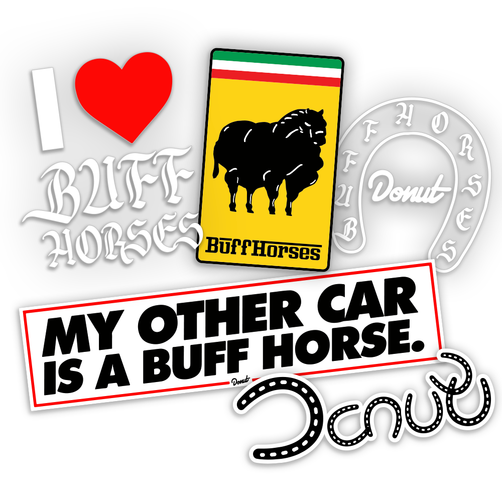 Buff Horses Sticker Pack