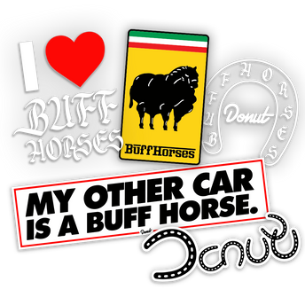 Buff Horses Sticker Pack