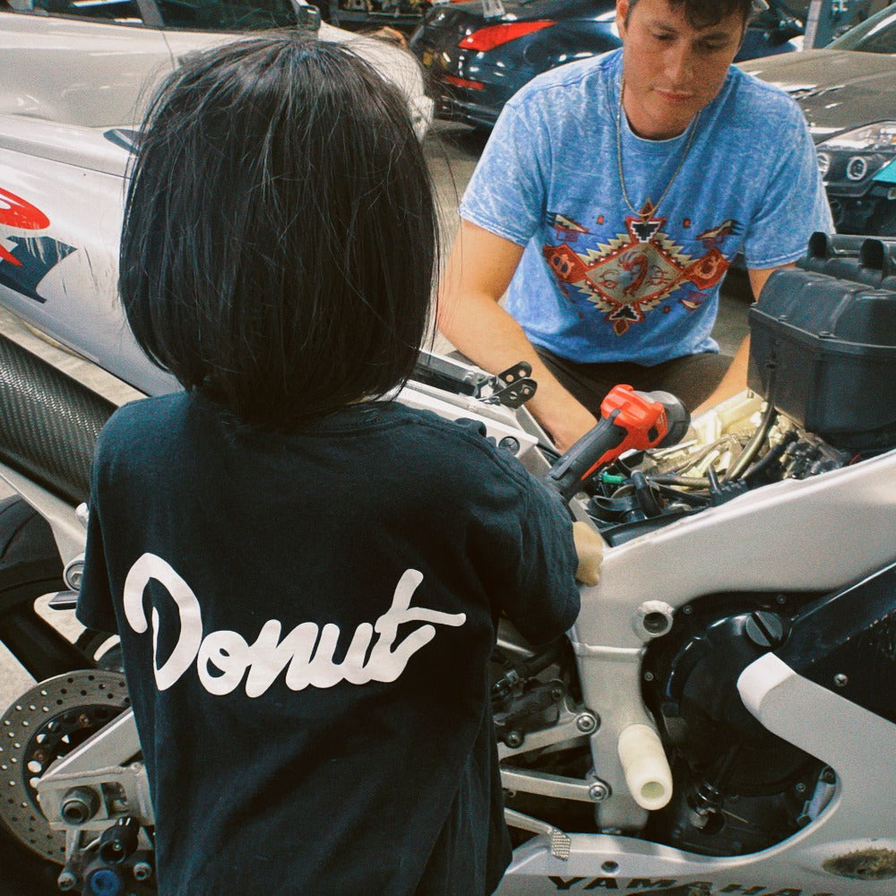 Youth Donut T-Shirt - Black model 3