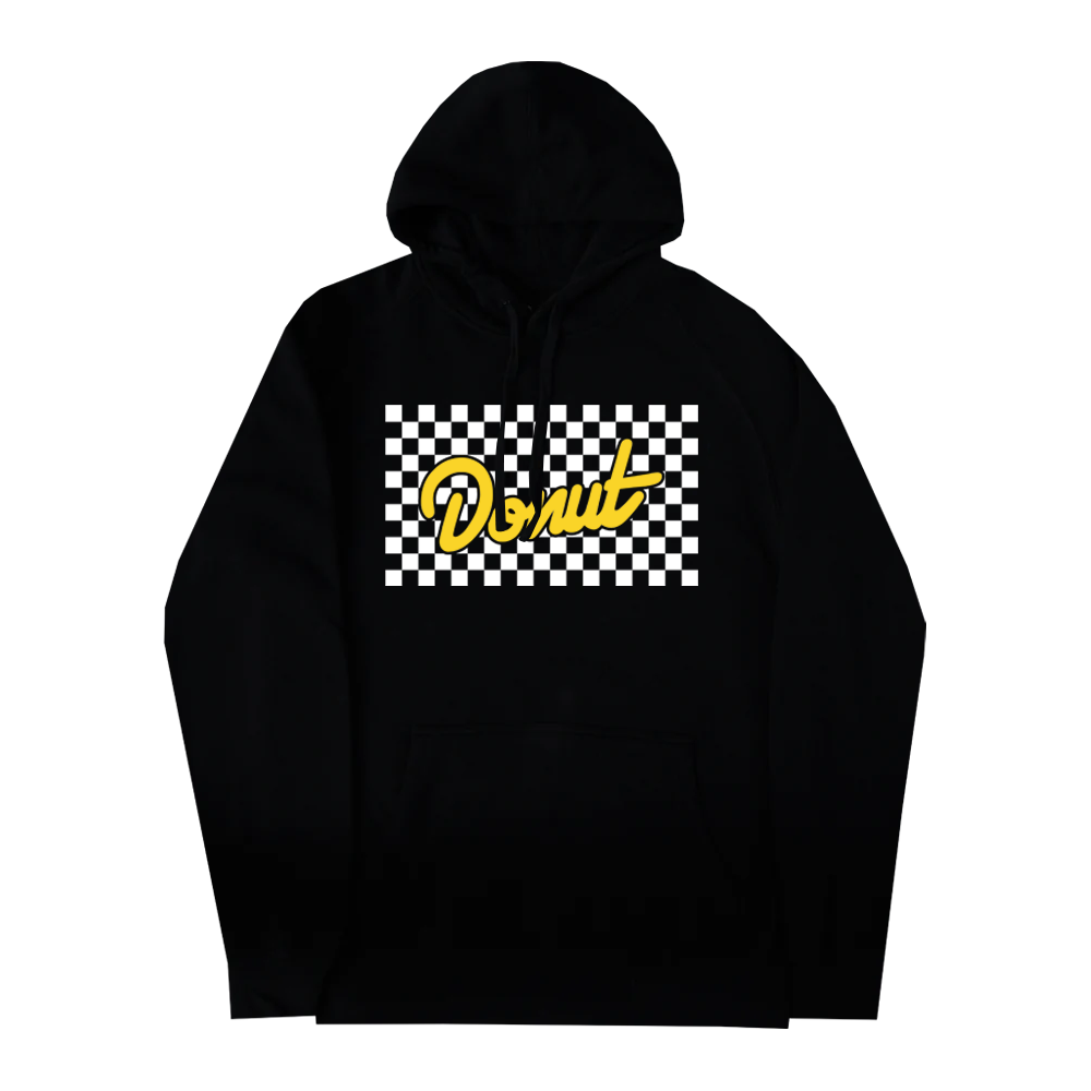 Flagged Hoodie - Black