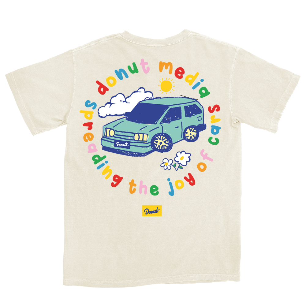 Joy Of Cars T-Shirt - Natural Back