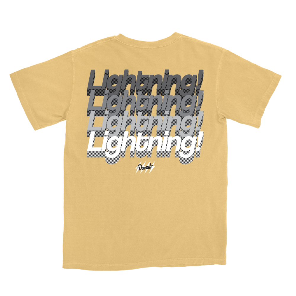 Lightning Lord T-Shirt - Mustard – Donut Media