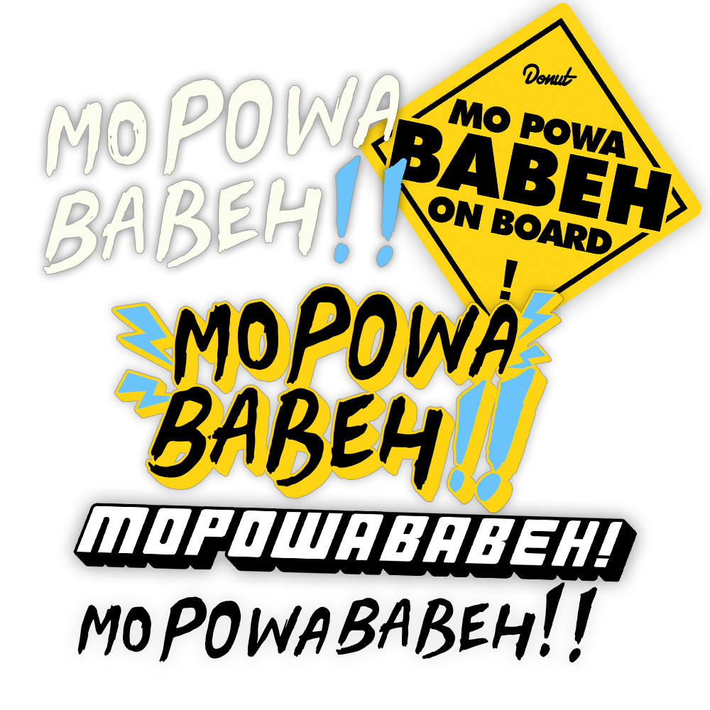 Mo Powa Sticker Pack 1